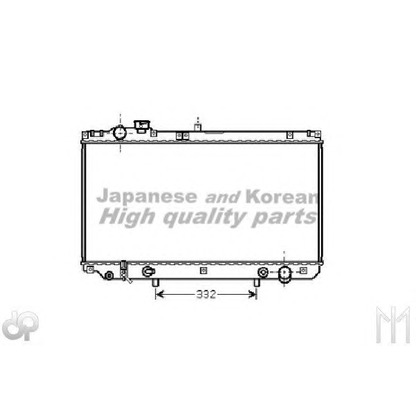 Photo Radiator, engine cooling ASHUKI T55415