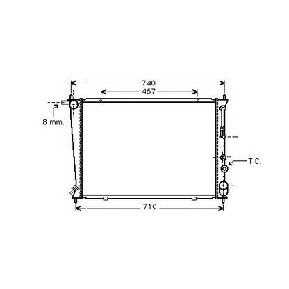 Photo Radiateur, refroidissement du moteur ASHUKI Y55012