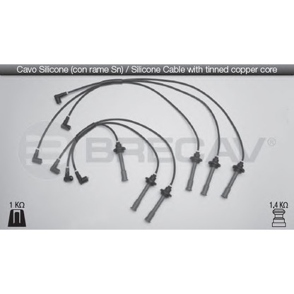 Photo Ignition Cable Kit BRECAV 01537