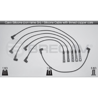 Photo Ignition Cable Kit BRECAV 02511