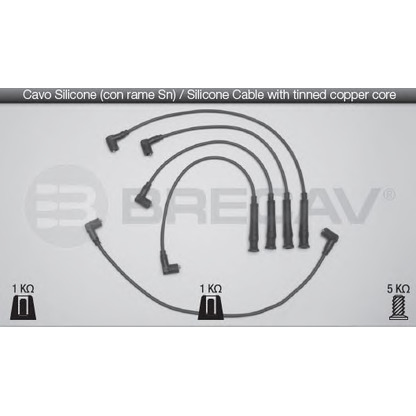 Photo Ignition Cable Kit BRECAV 04506