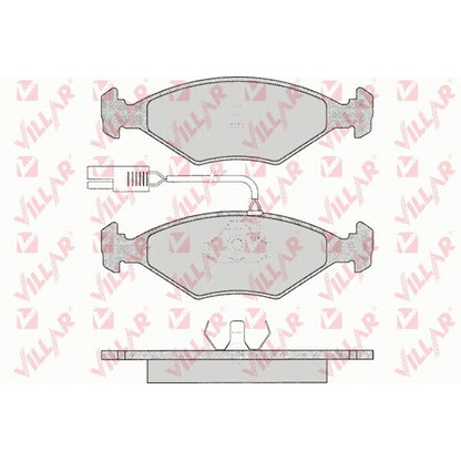 Photo Brake Pad Set, disc brake VILLAR 6260017