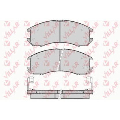 Photo Brake Pad Set, disc brake VILLAR 6260036