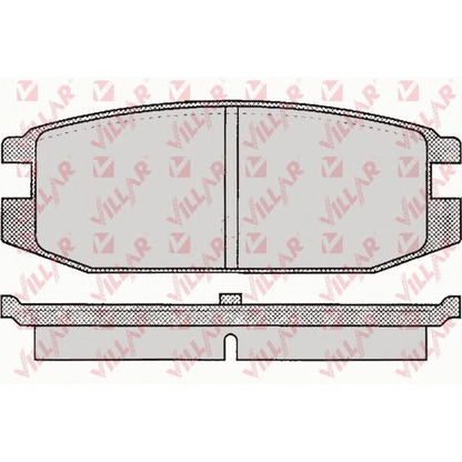 Photo Brake Pad Set, disc brake VILLAR 6260045