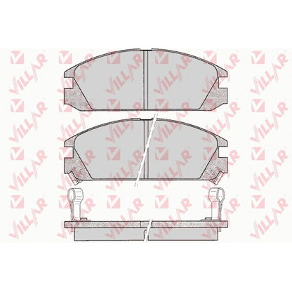 Photo Brake Pad Set, disc brake VILLAR 6260073