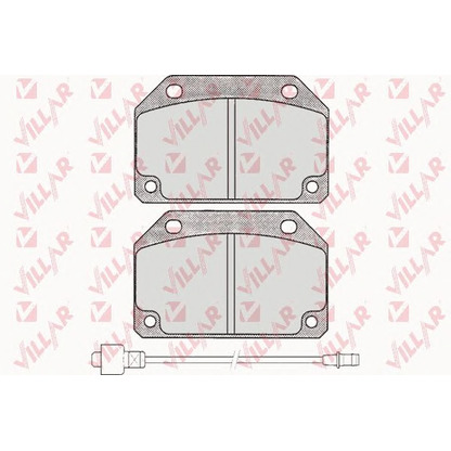 Photo Brake Pad Set, disc brake VILLAR 6260176