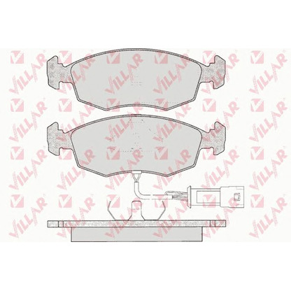 Фото Комплект тормозных колодок, дисковый тормоз VILLAR 6260269