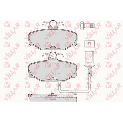 Photo Brake Pad Set, disc brake VILLAR 6260279