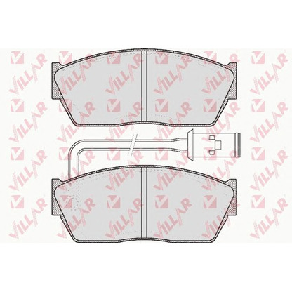 Photo Brake Pad Set, disc brake VILLAR 6260308