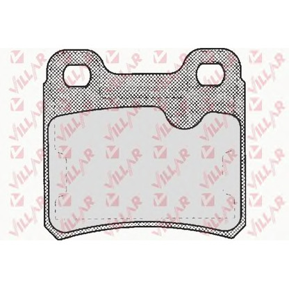 Photo Brake Pad Set, disc brake VILLAR 6260333