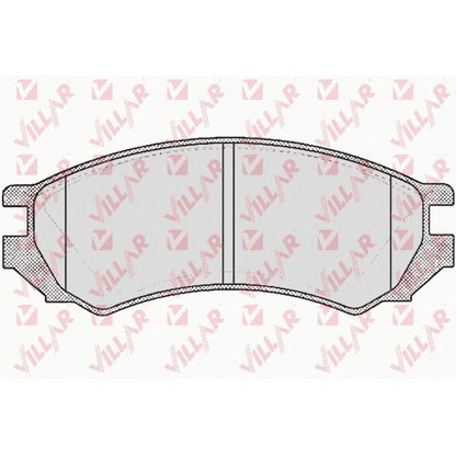 Photo Brake Pad Set, disc brake VILLAR 6260354