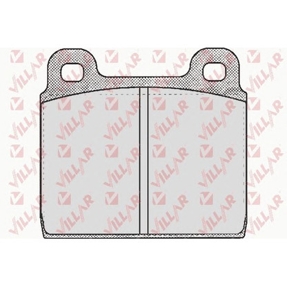 Photo Brake Pad Set, disc brake VILLAR 6260405