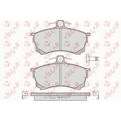 Photo Brake Pad Set, disc brake VILLAR 6260420