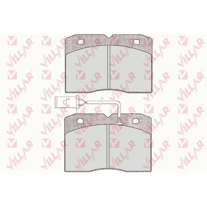 Photo Brake Pad Set, disc brake VILLAR 6260425