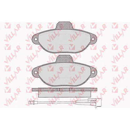 Photo Brake Pad Set, disc brake VILLAR 6260462