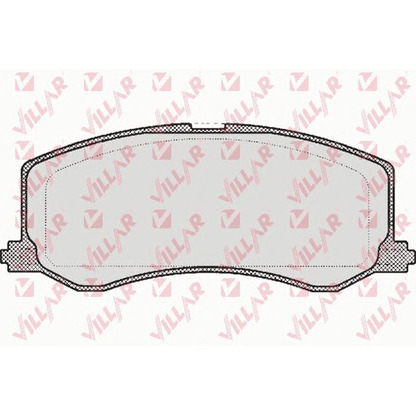 Photo Brake Pad Set, disc brake VILLAR 6260522