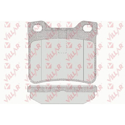 Photo Brake Pad Set, disc brake VILLAR 6260622