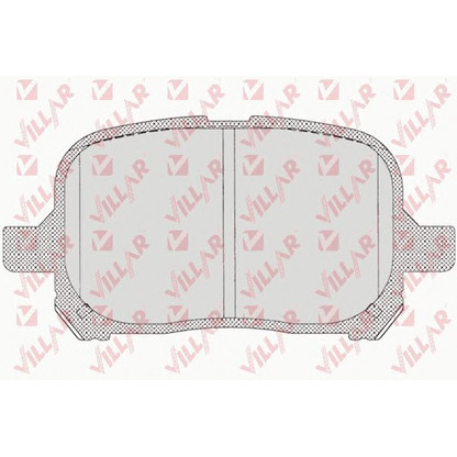 Photo Brake Pad Set, disc brake VILLAR 6260712