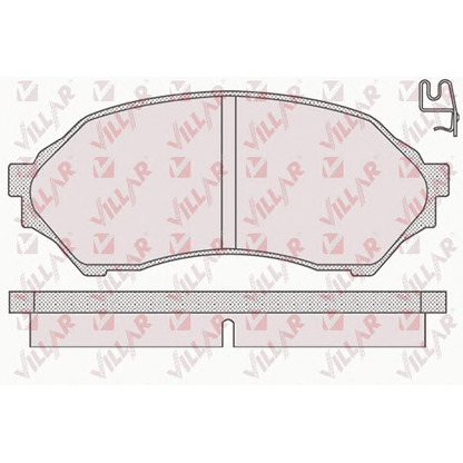 Photo Brake Pad Set, disc brake VILLAR 6260813