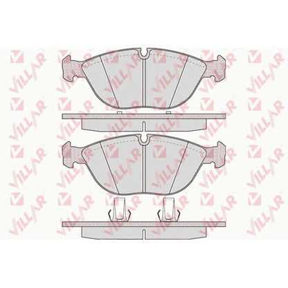 Photo Brake Pad Set, disc brake VILLAR 6260881