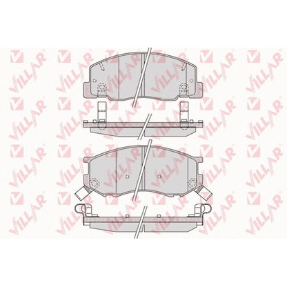 Photo Brake Pad Set, disc brake VILLAR 6261021