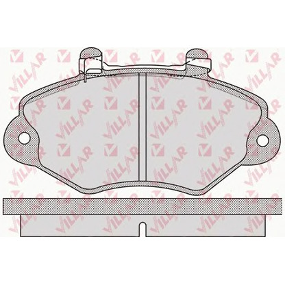 Photo Brake Pad Set, disc brake VILLAR 6261066