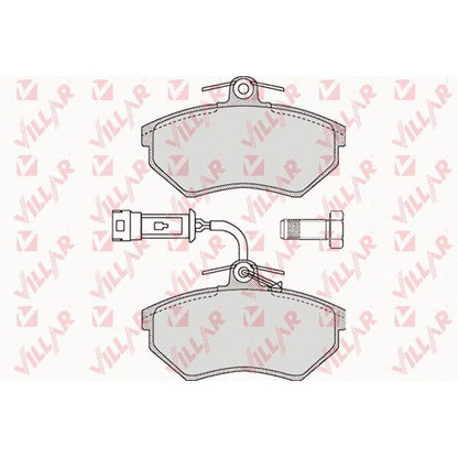 Photo Brake Pad Set, disc brake VILLAR 6261136