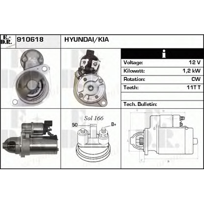 Zdjęcie Rozrusznik EDR 910618