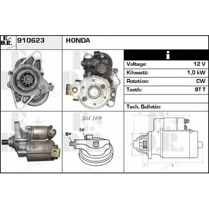 Фото Стартер EDR 910623