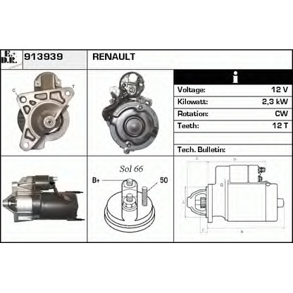 Foto Motorino d'avviamento EDR 913939