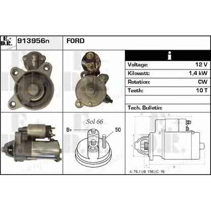 Foto Starter EDR 913956N