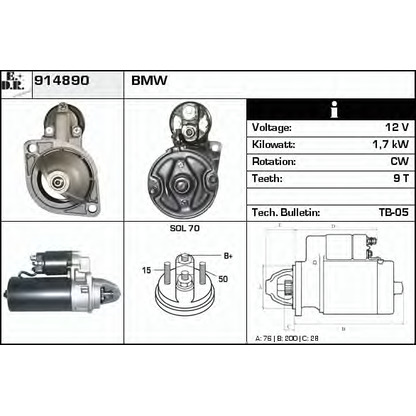 Foto Starter EDR 914890