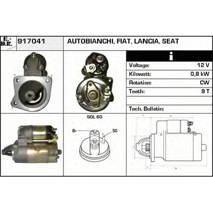 Foto Starter EDR 917041