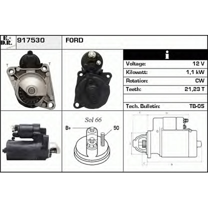 Фото Стартер EDR 917530
