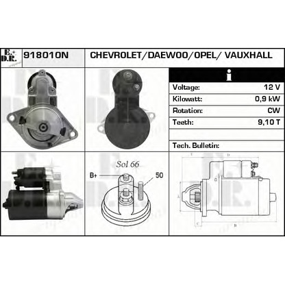 Foto Starter EDR 918010N