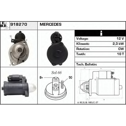 Zdjęcie Rozrusznik EDR 918270