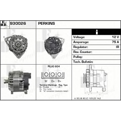 Foto Alternatore EDR 930026