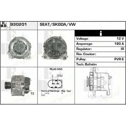 Photo Alternator EDR 930201