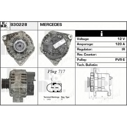 Foto Alternador EDR 930228