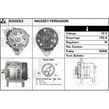 Photo Alternator EDR 930263