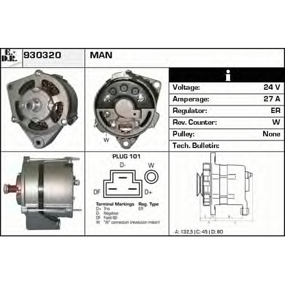 Foto Alternatore EDR 930320