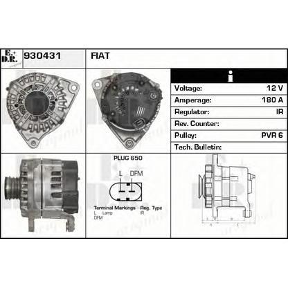 Photo Alternateur EDR 930431