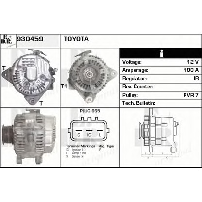 Foto Alternatore EDR 930459