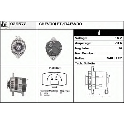 Foto Alternatore EDR 930572