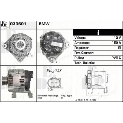 Foto Alternatore EDR 930691