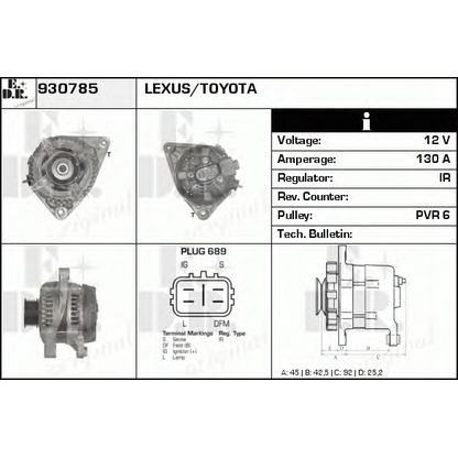 Foto Alternatore EDR 930785