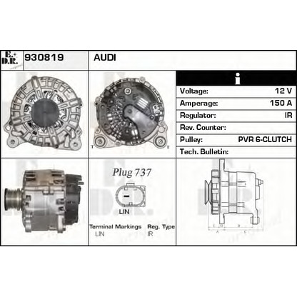 Foto Alternatore EDR 930819