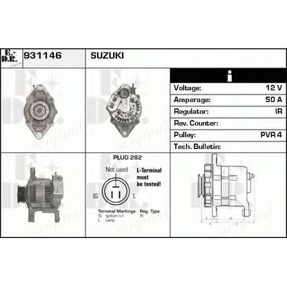 Photo Alternator EDR 931146