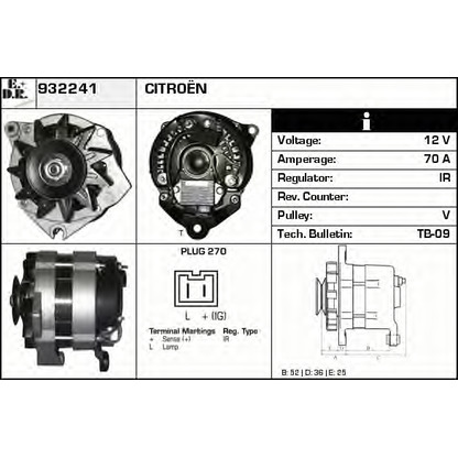 Foto Alternatore EDR 932241