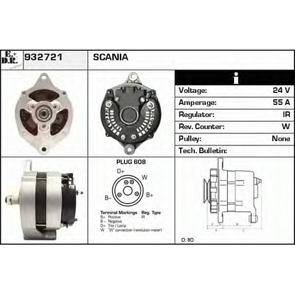 Foto Alternatore EDR 932721